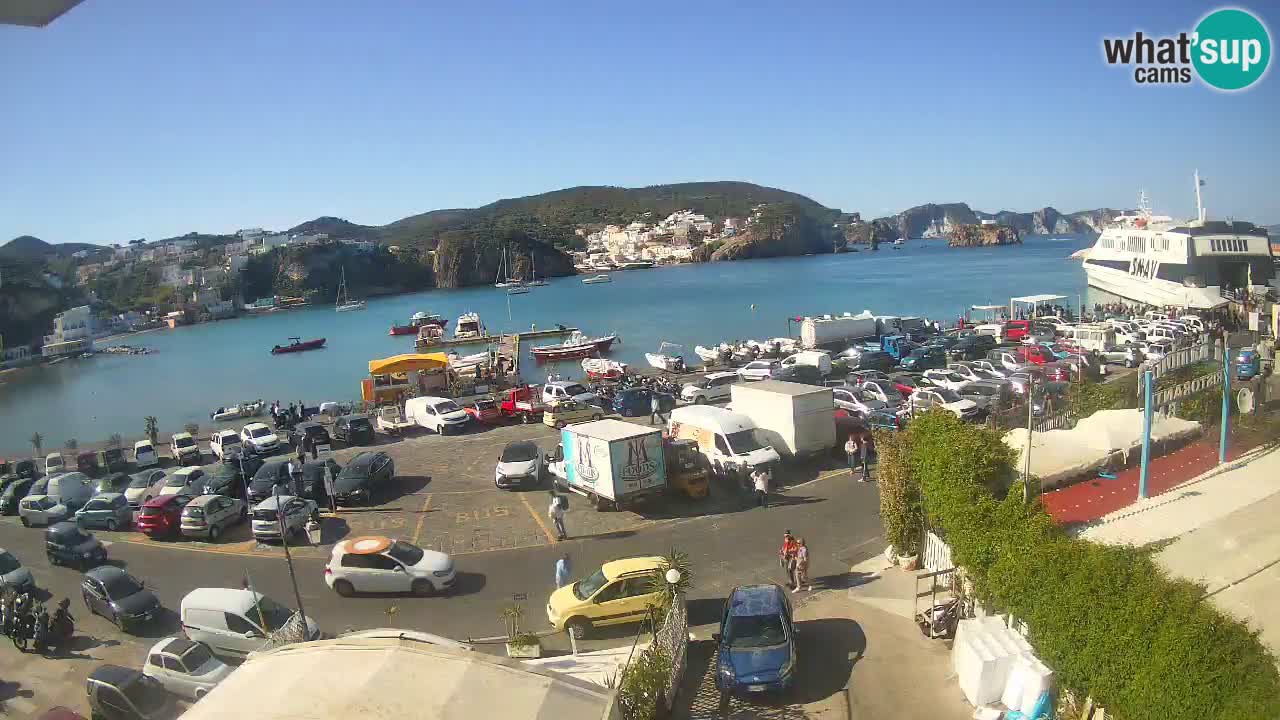 Insel Ponza Hafen webcam – Italien