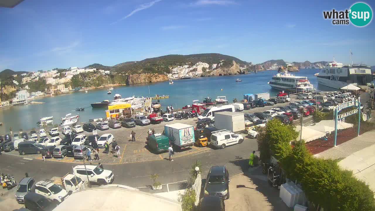 Webcam du port de Ponza – Île de Ponza