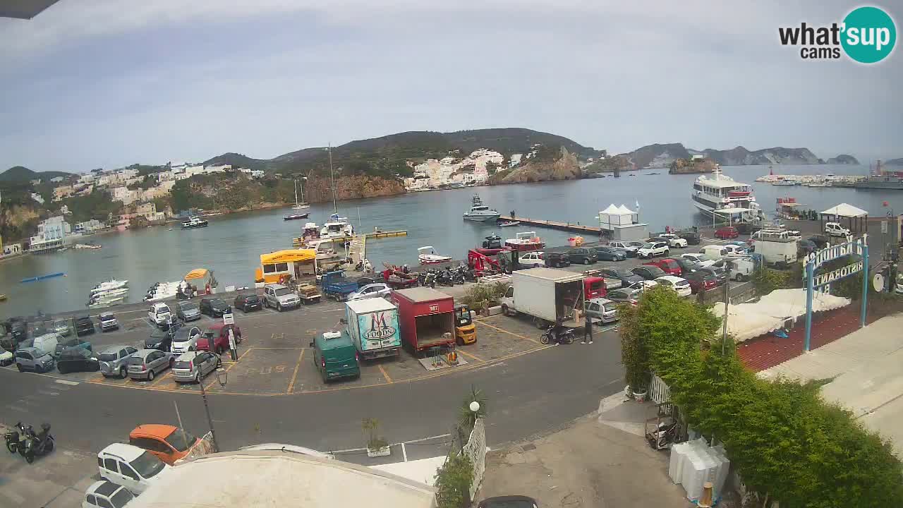 Insel Ponza Hafen webcam – Italien