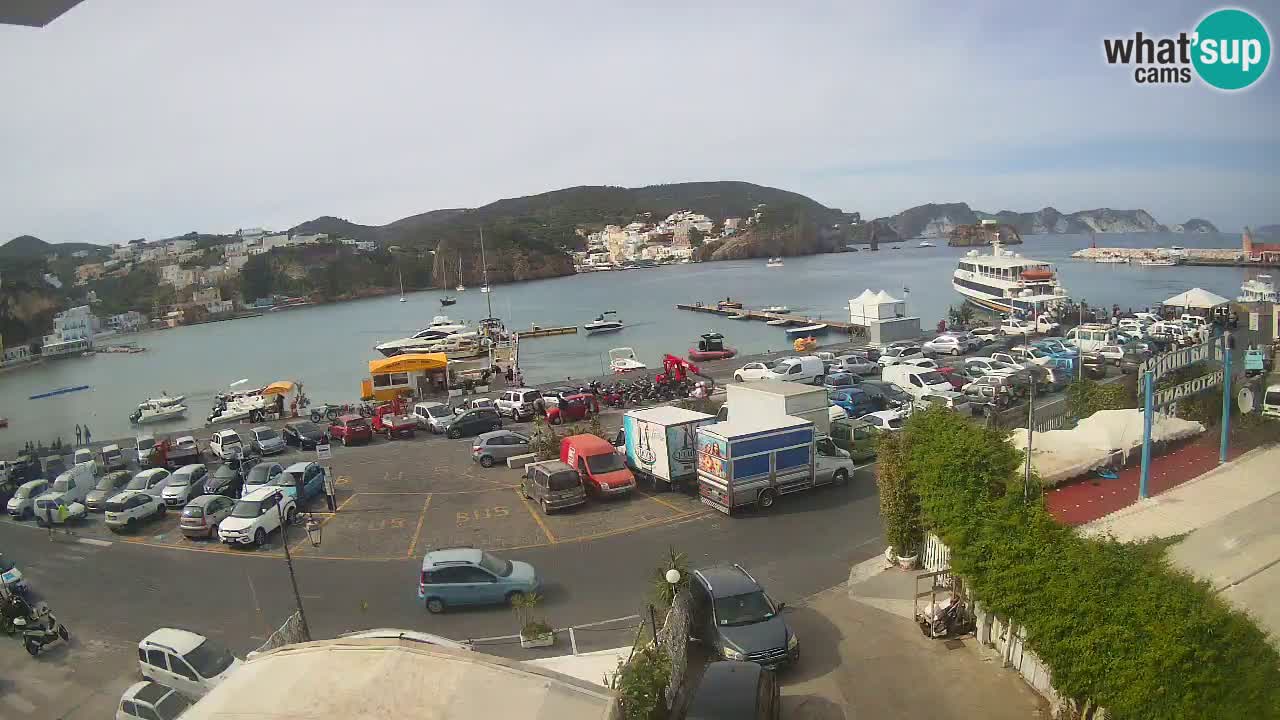 Insel Ponza Hafen webcam – Italien