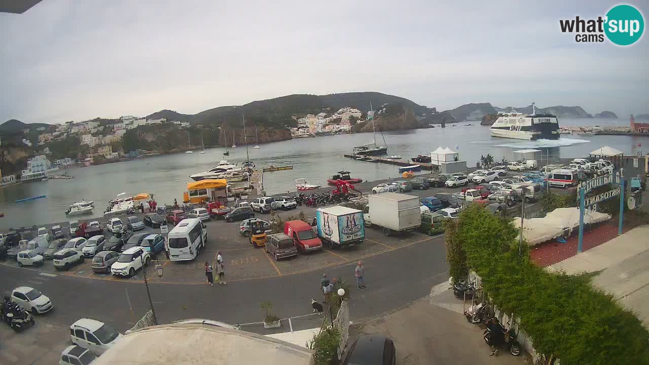 Insel Ponza Hafen webcam – Italien