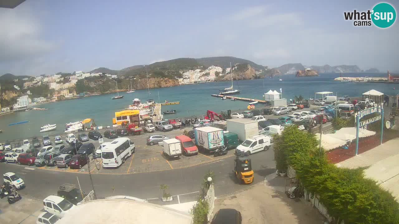 Insel Ponza Hafen webcam – Italien