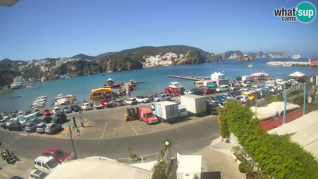 Webcam du port de Ponza – Île de Ponza