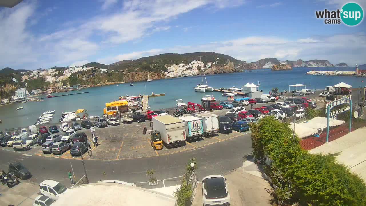 Insel Ponza Hafen webcam – Italien