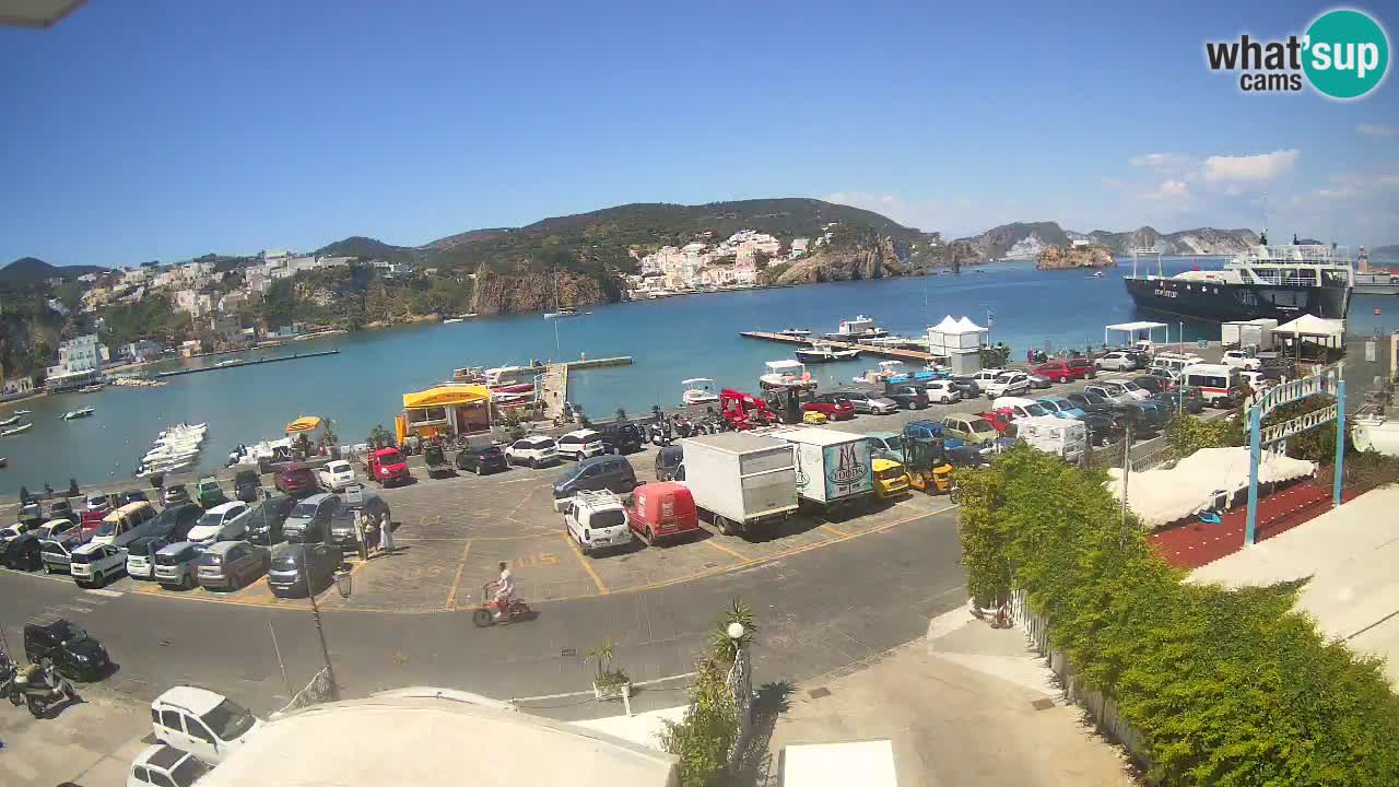 Webcam du port de Ponza – Île de Ponza