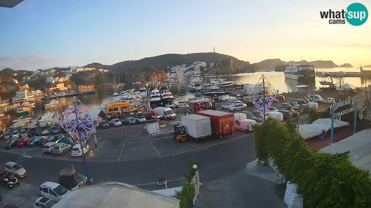 Ponza port webcam – Island of Ponza