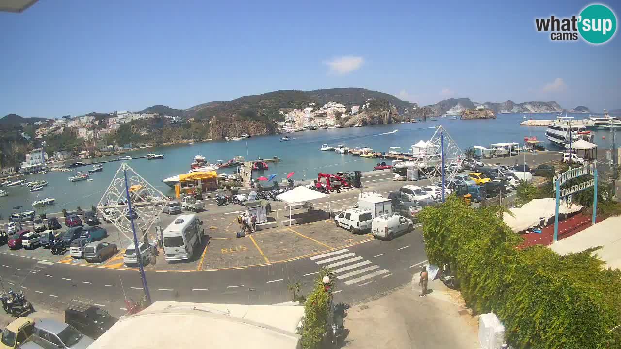 Webcam du port de Ponza – Île de Ponza