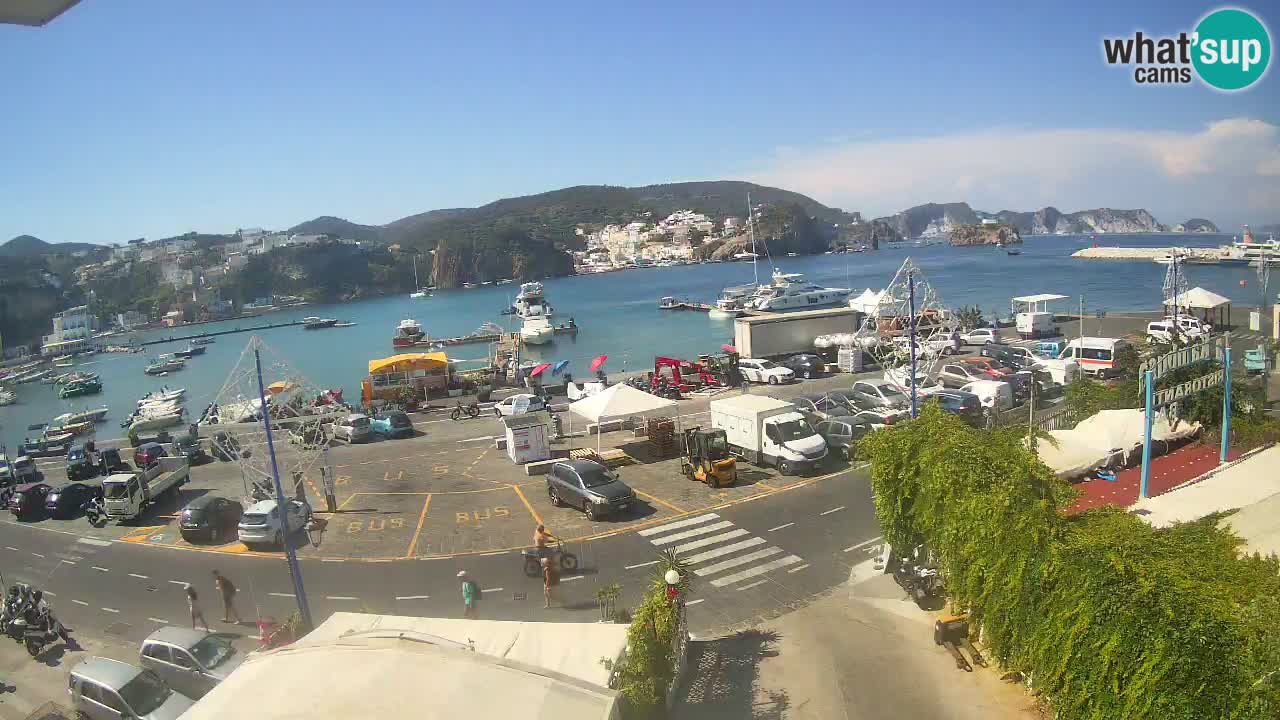 Ponza port webcam – Island of Ponza
