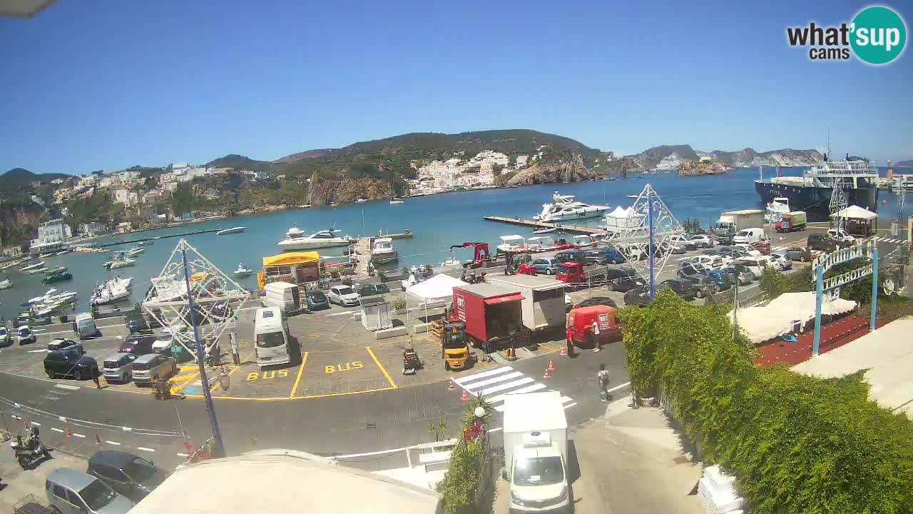 Ponza port webcam – Island of Ponza