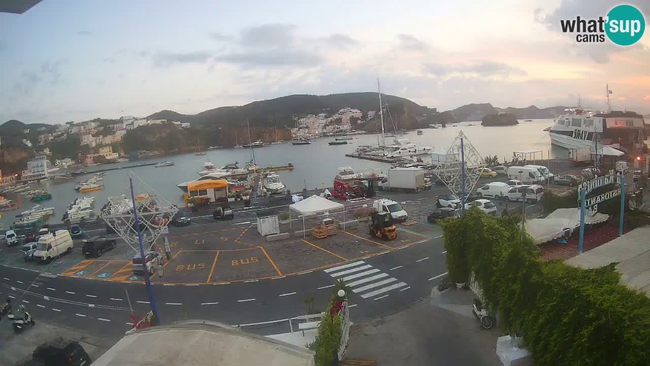 Ponza port webcam – Island of Ponza