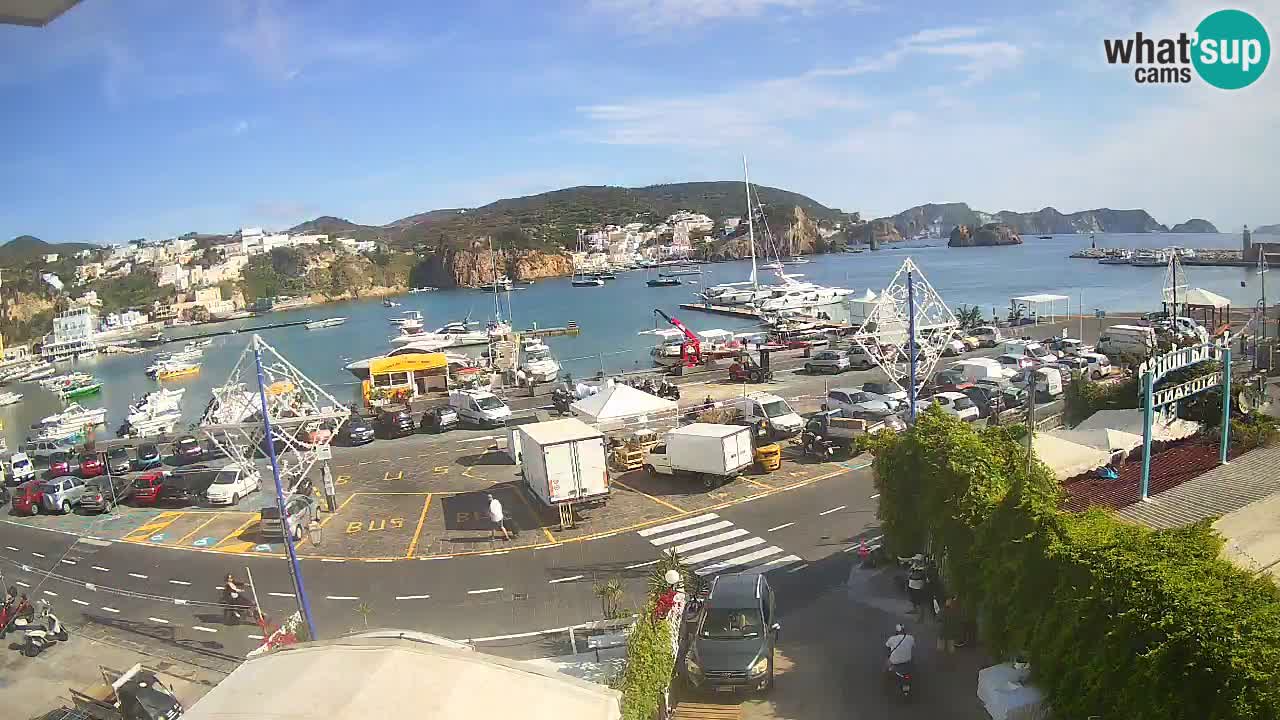 Ponza port webcam – Island of Ponza