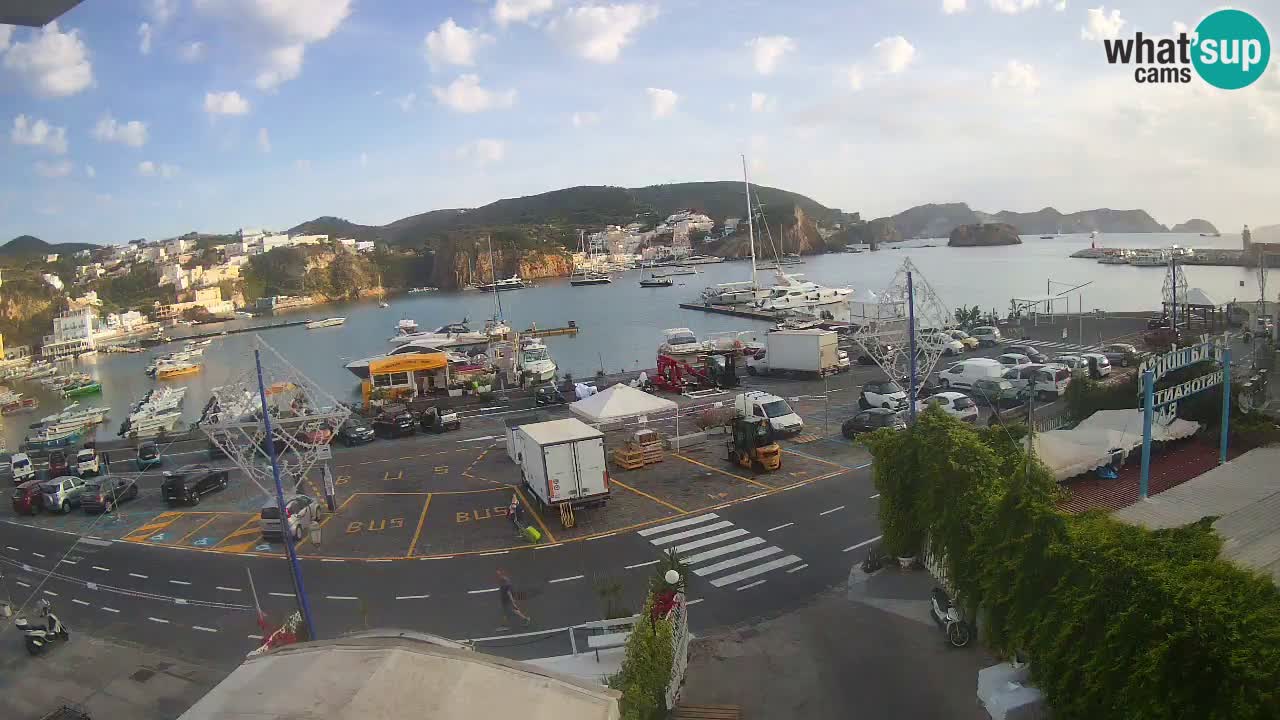 Webcam du port de Ponza – Île de Ponza