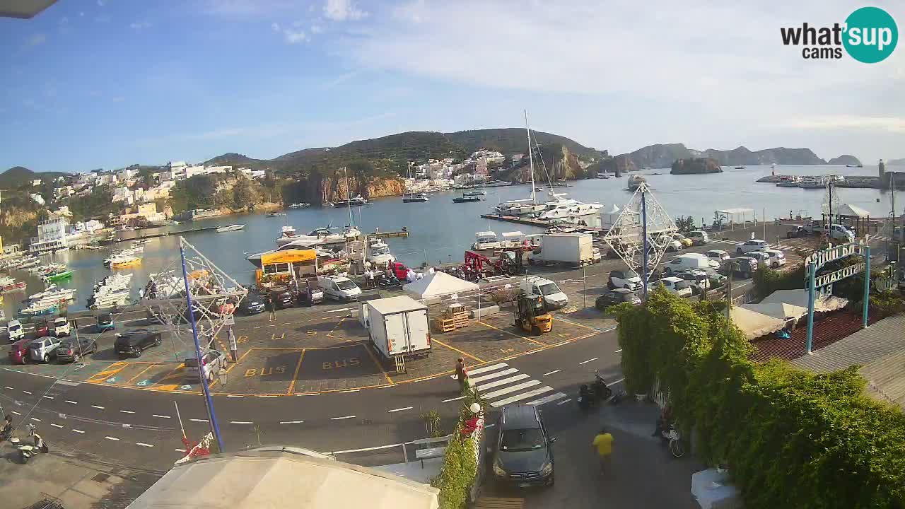 Webcam du port de Ponza – Île de Ponza