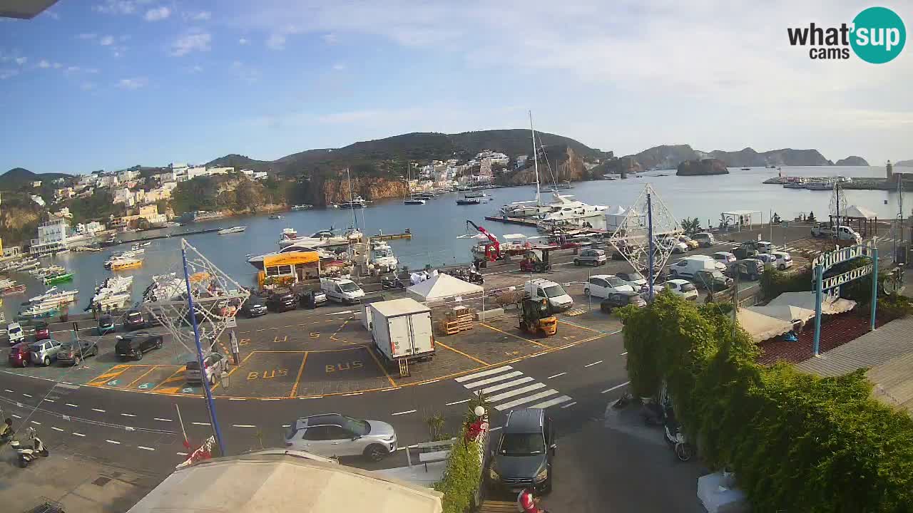 Insel Ponza Hafen webcam – Italien