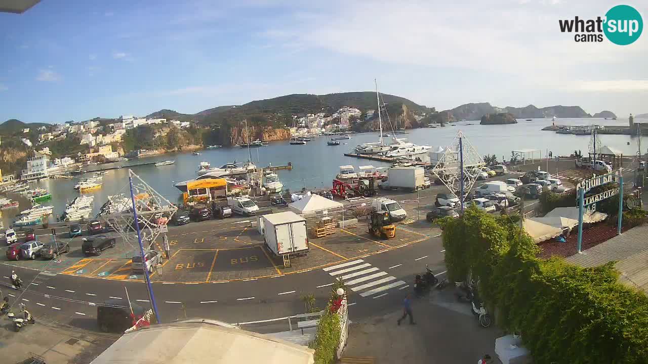 Insel Ponza Hafen webcam – Italien