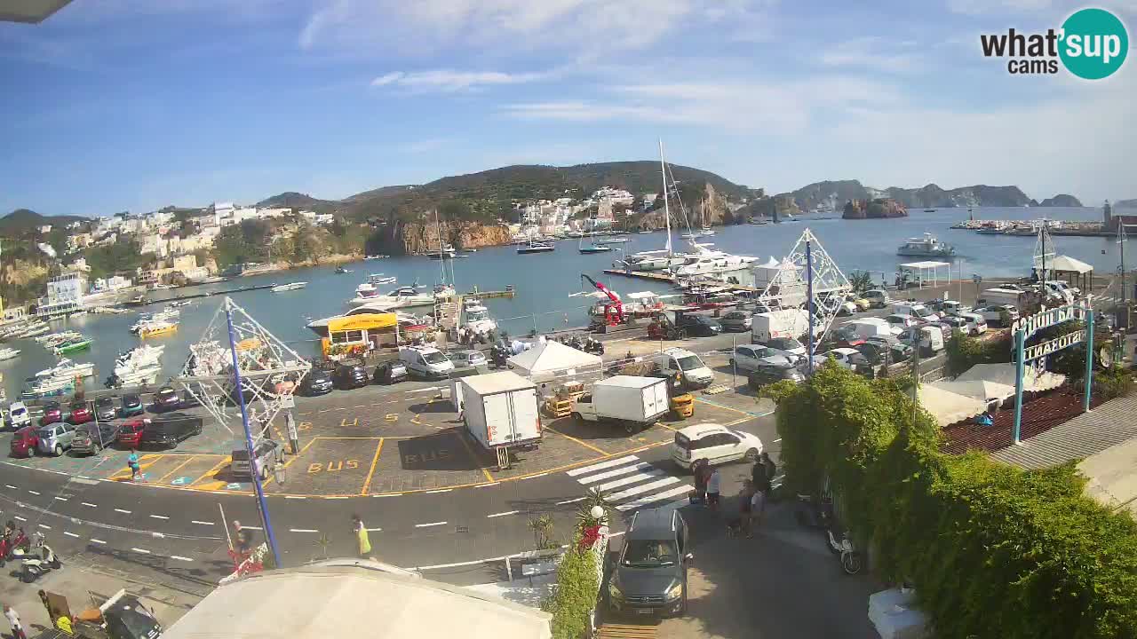 Ponza port webcam – Island of Ponza