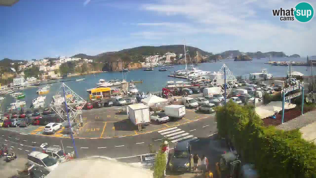 Insel Ponza Hafen webcam – Italien