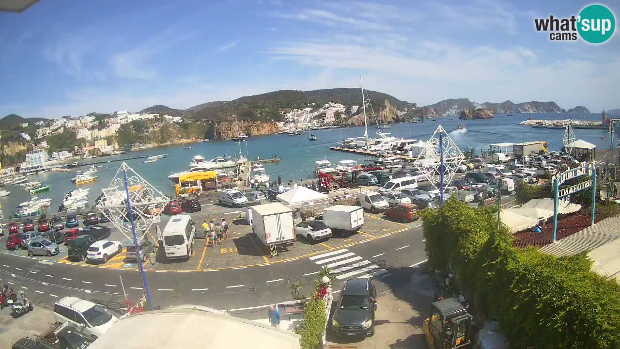 Insel Ponza Hafen webcam – Italien