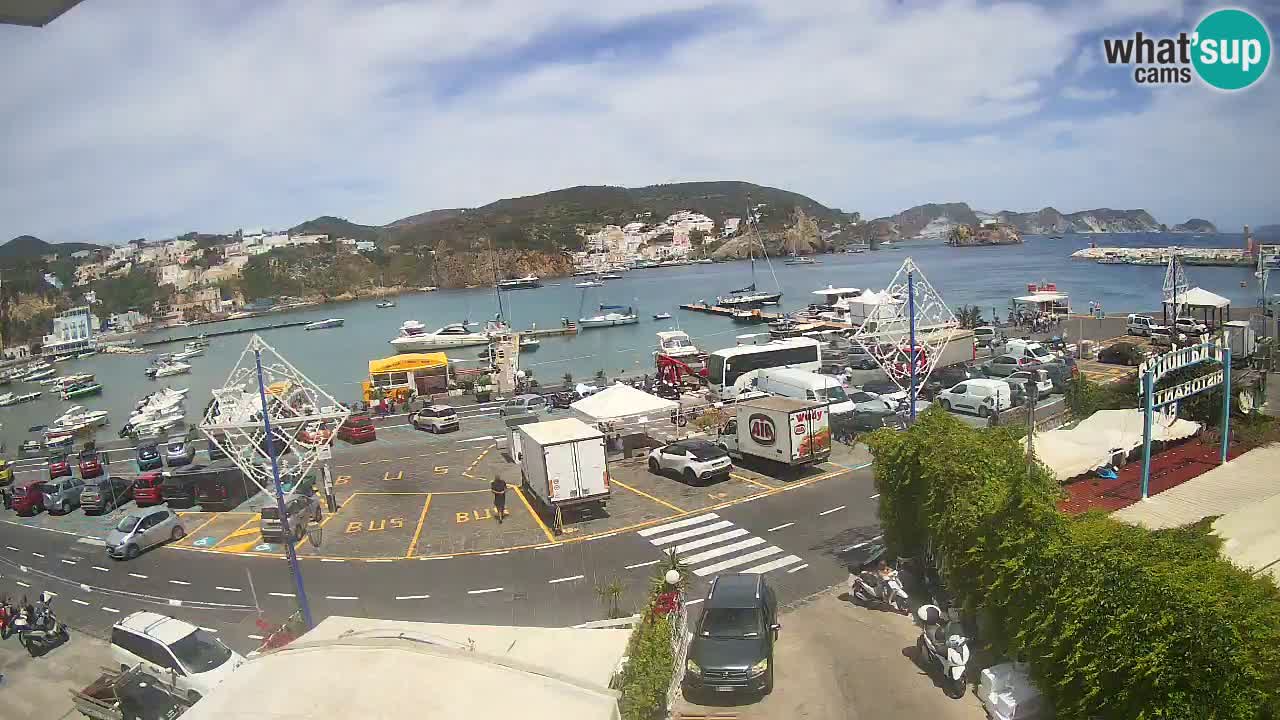 Insel Ponza Hafen webcam – Italien