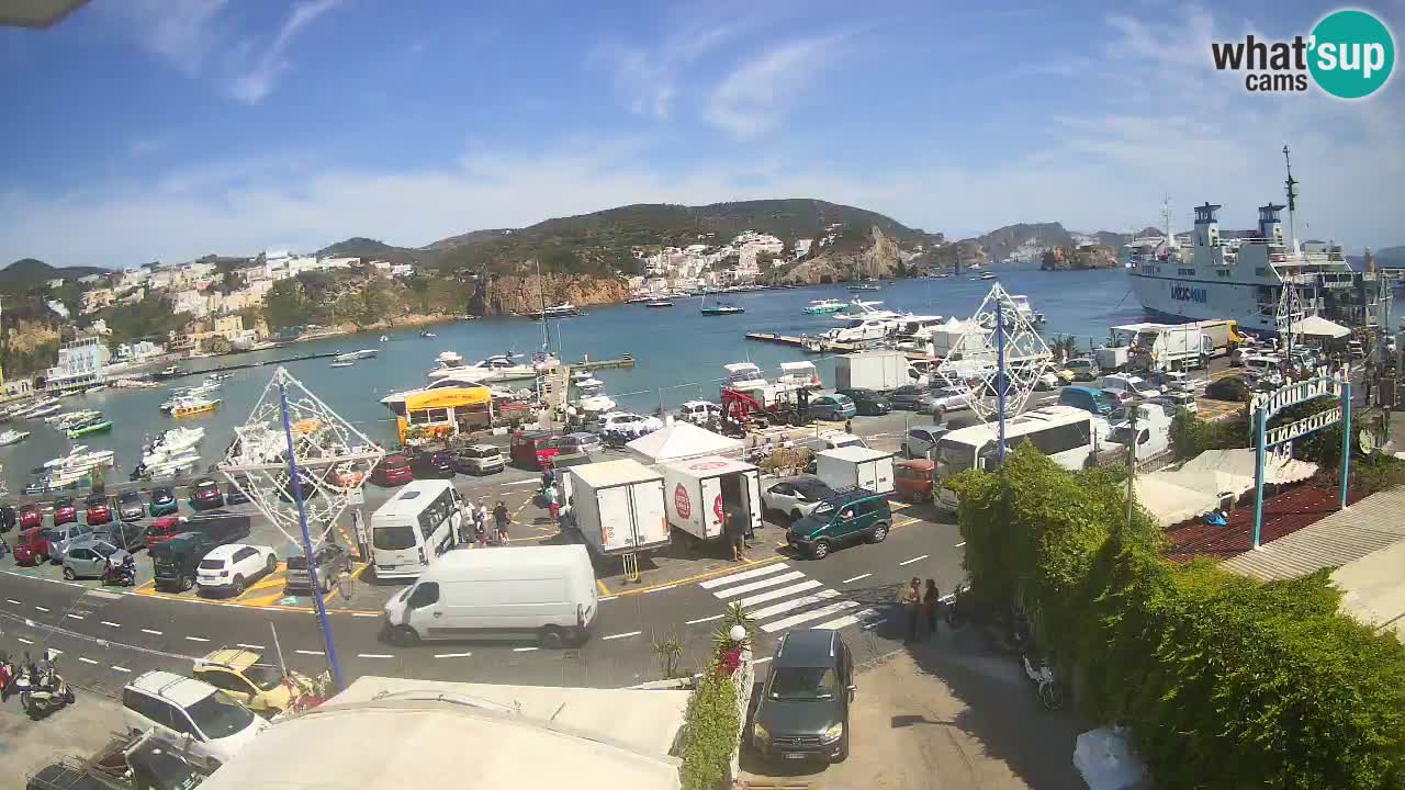 Webcam du port de Ponza – Île de Ponza