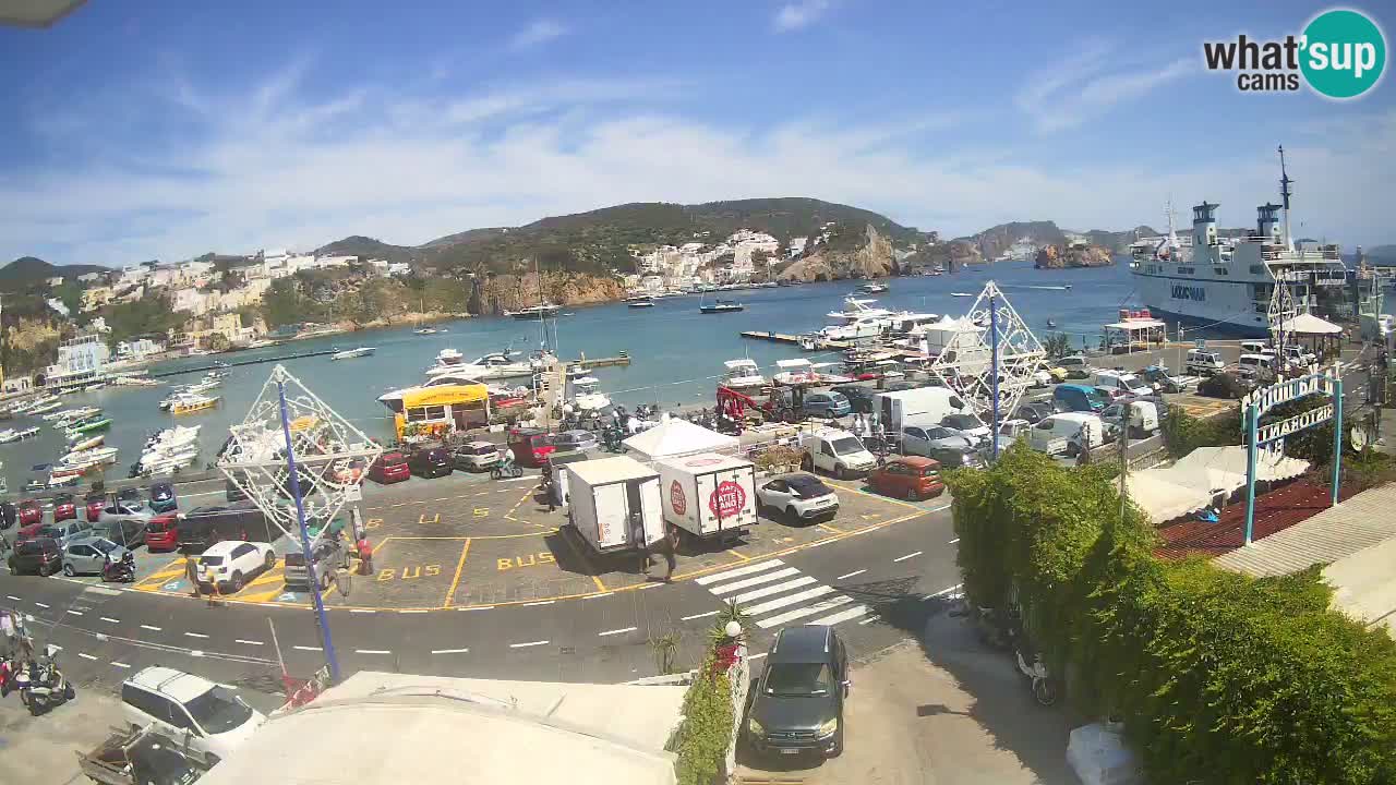 Ponza port webcam – Island of Ponza