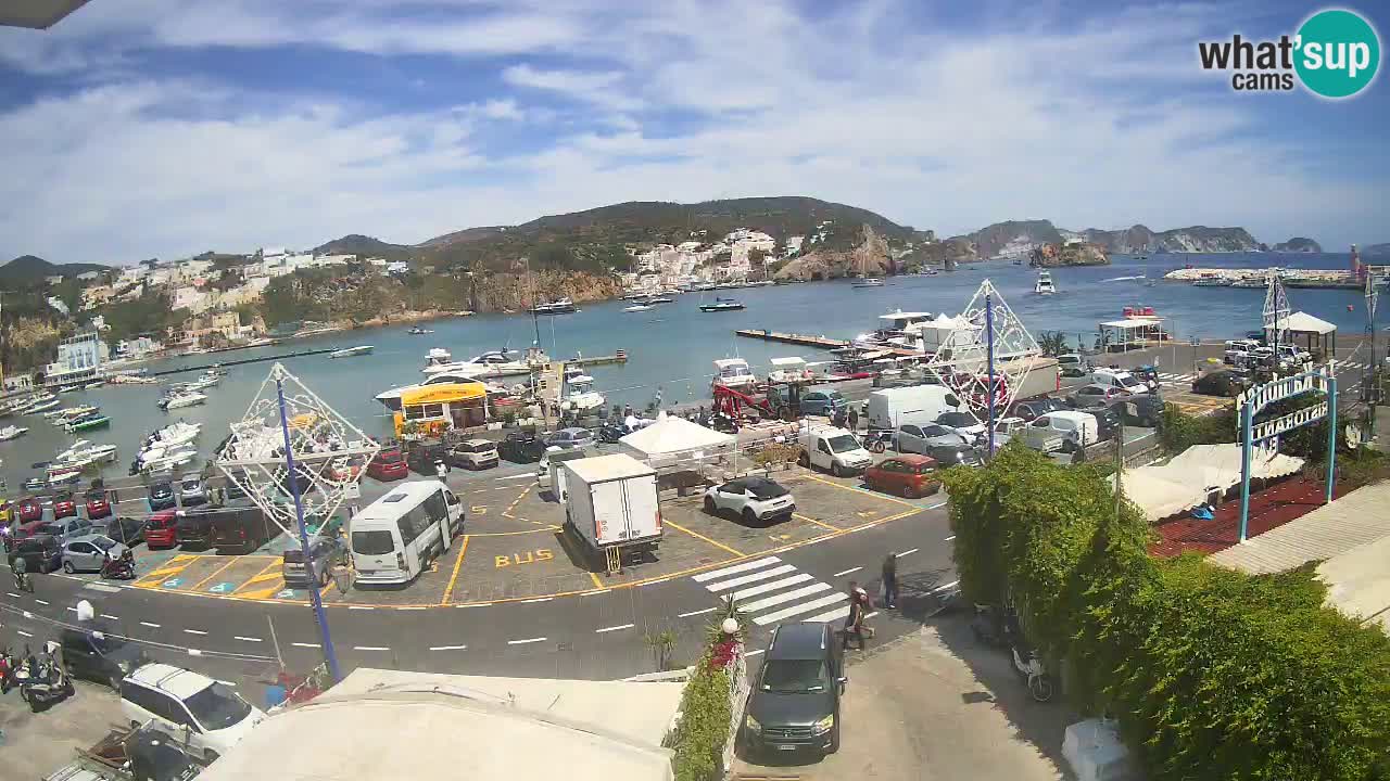 Ponza port webcam – Island of Ponza