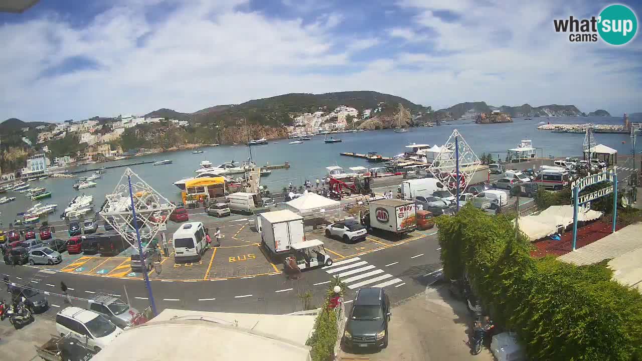 Insel Ponza Hafen webcam – Italien