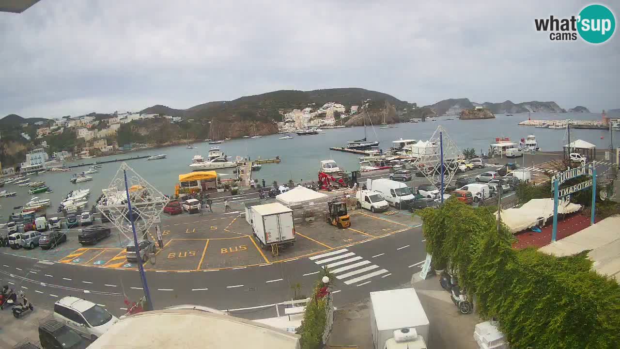 Insel Ponza Hafen webcam – Italien