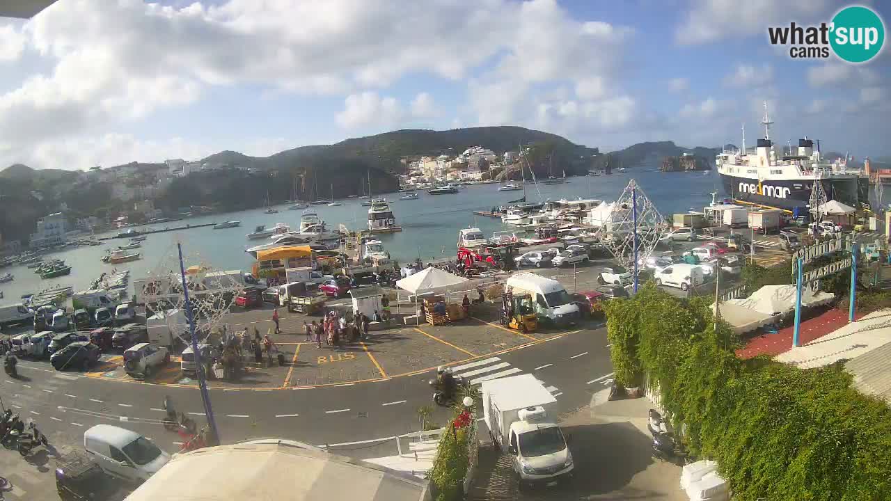 Webcam du port de Ponza – Île de Ponza