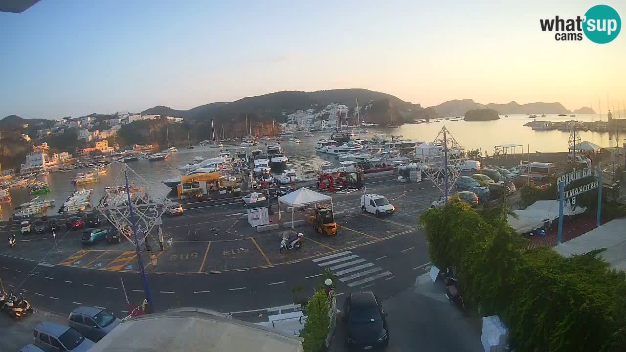 Ponza port webcam – Island of Ponza