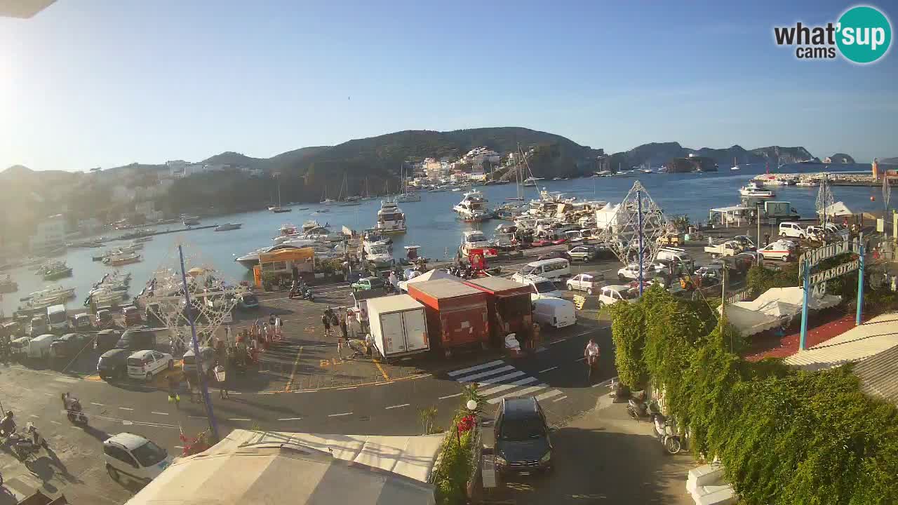 Ponza port webcam – Island of Ponza