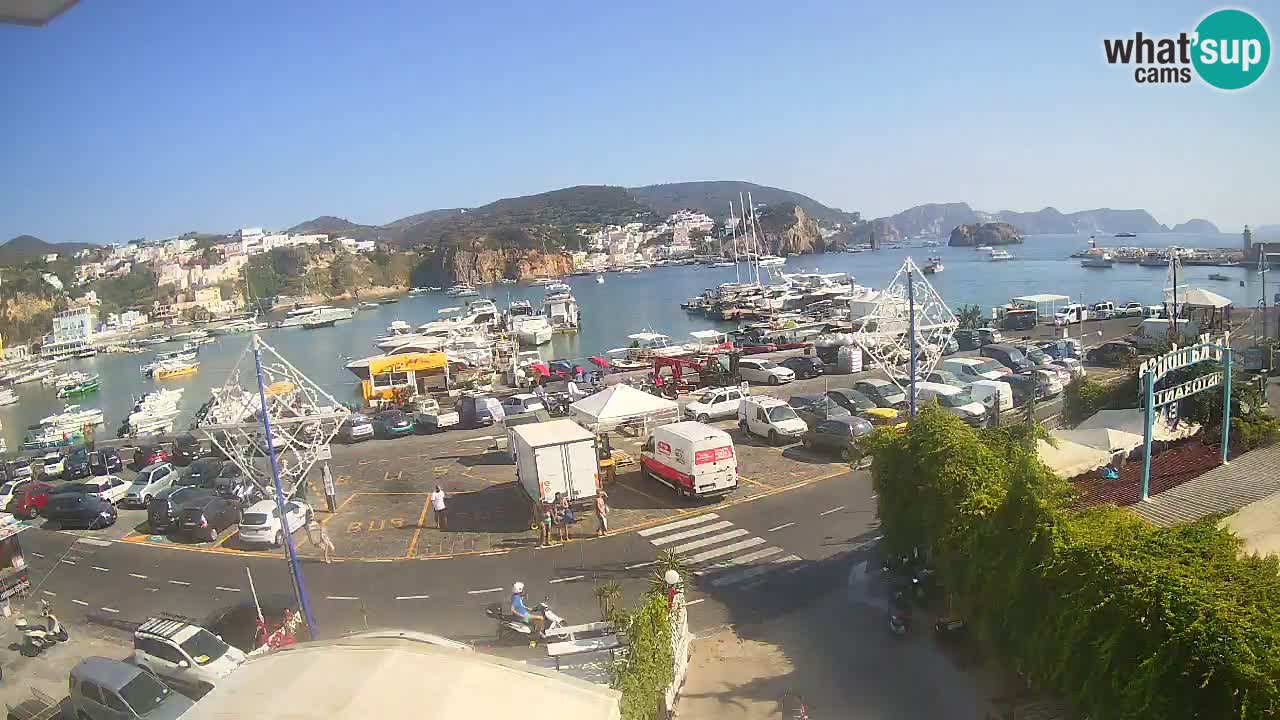 Webcam du port de Ponza – Île de Ponza