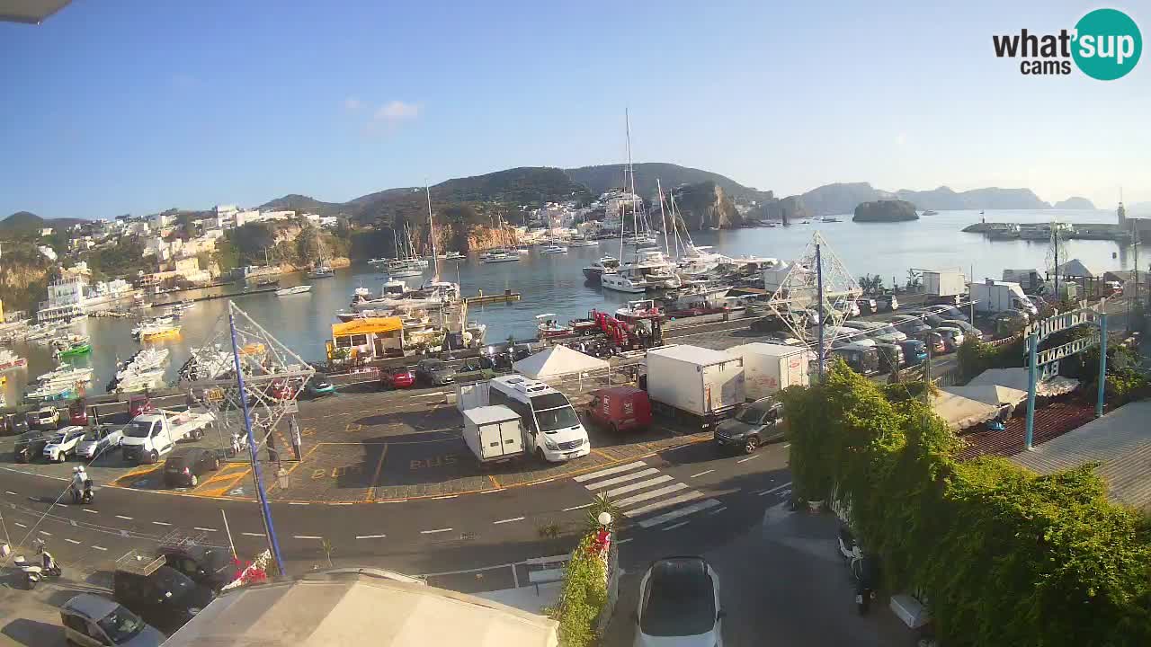 Ponza port webcam – Island of Ponza