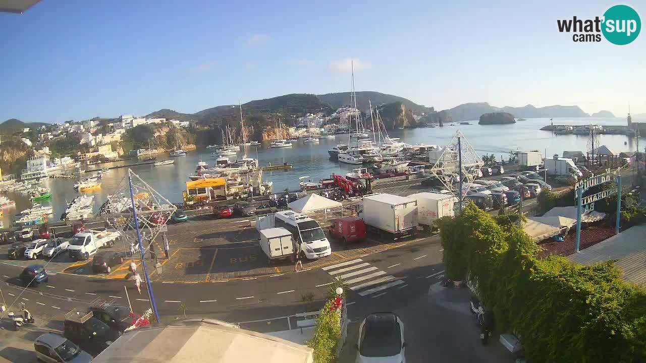 Ponza port webcam – Island of Ponza