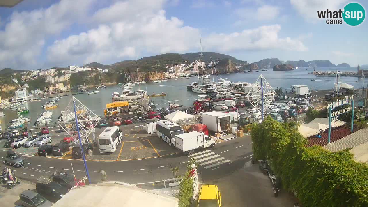 Ponza port webcam – Island of Ponza