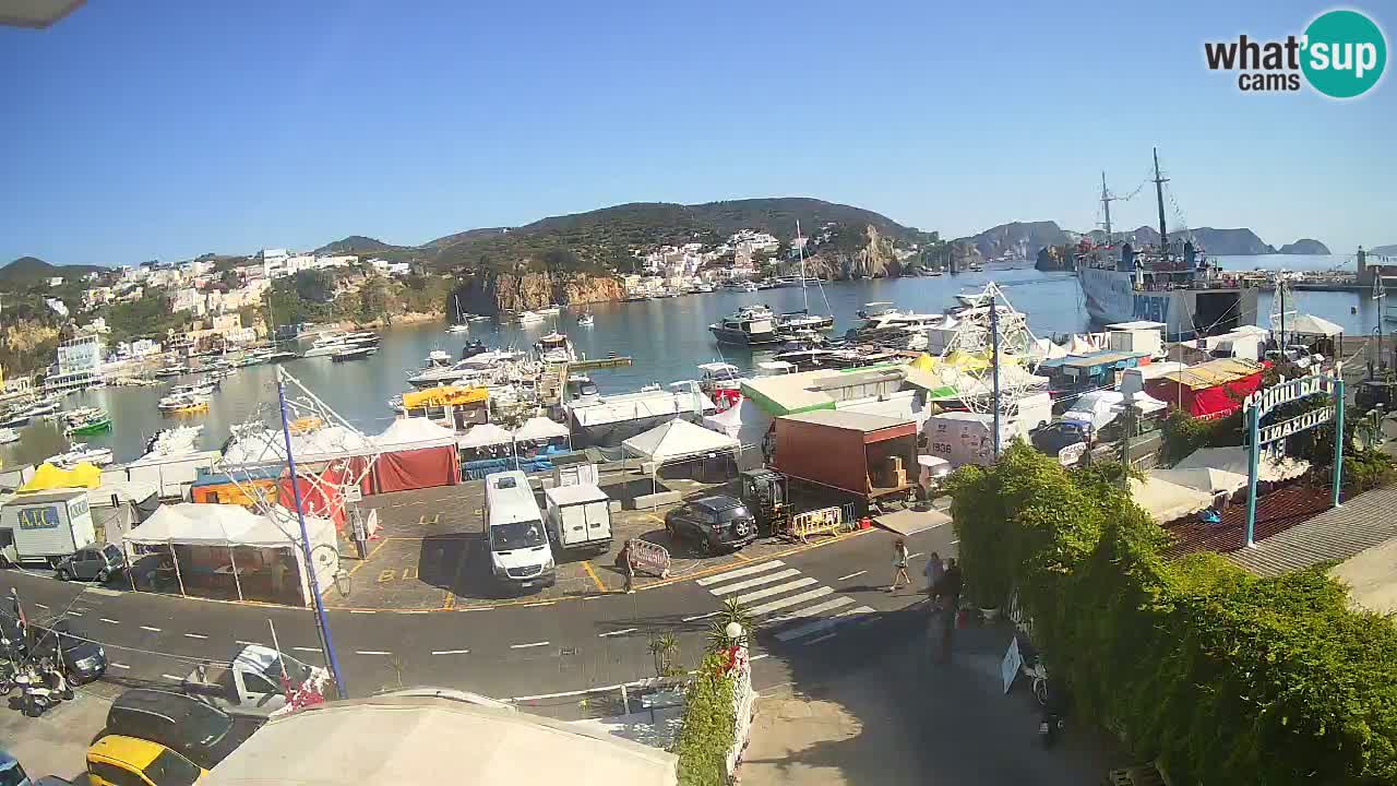 Webcam du port de Ponza – Île de Ponza