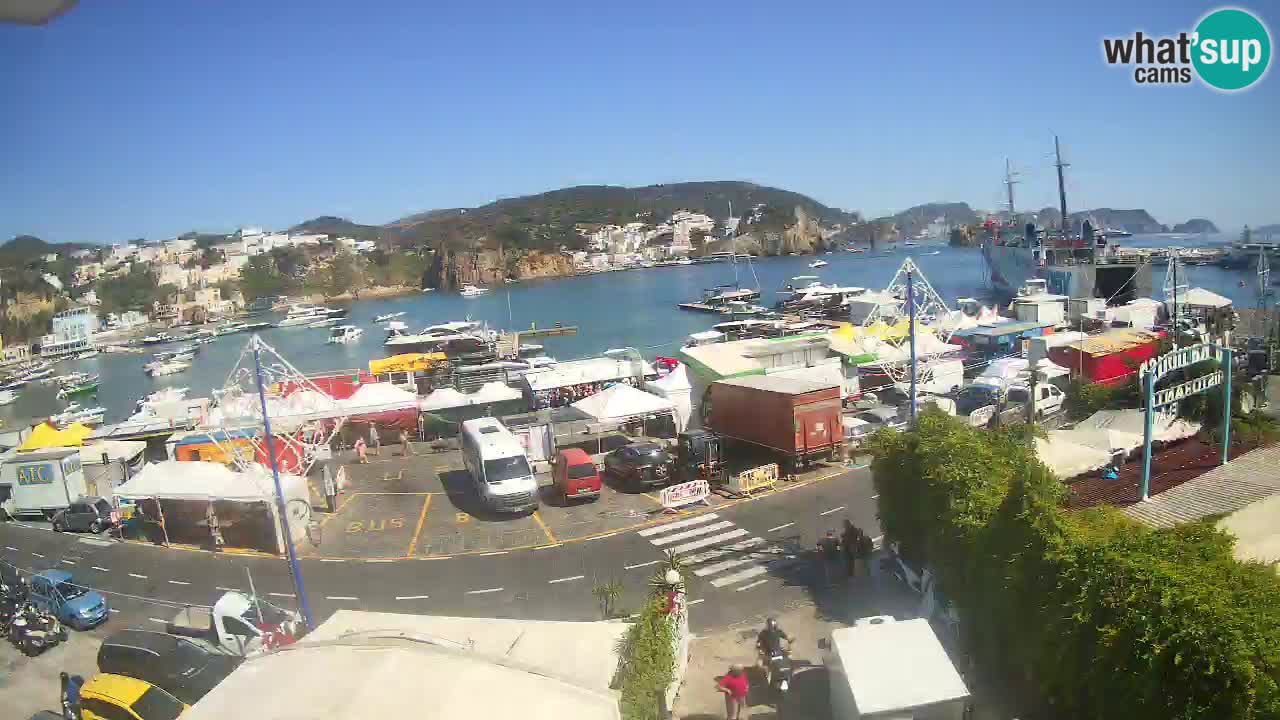 Webcam du port de Ponza – Île de Ponza