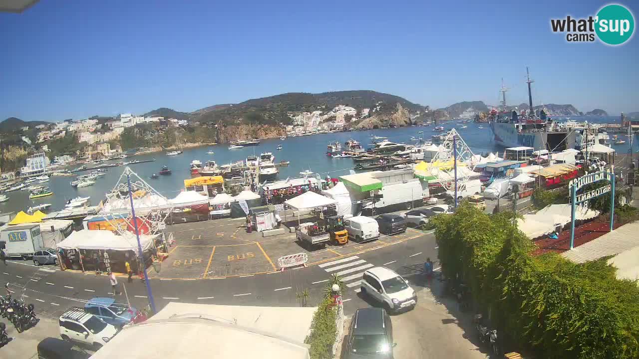 Webcam du port de Ponza – Île de Ponza
