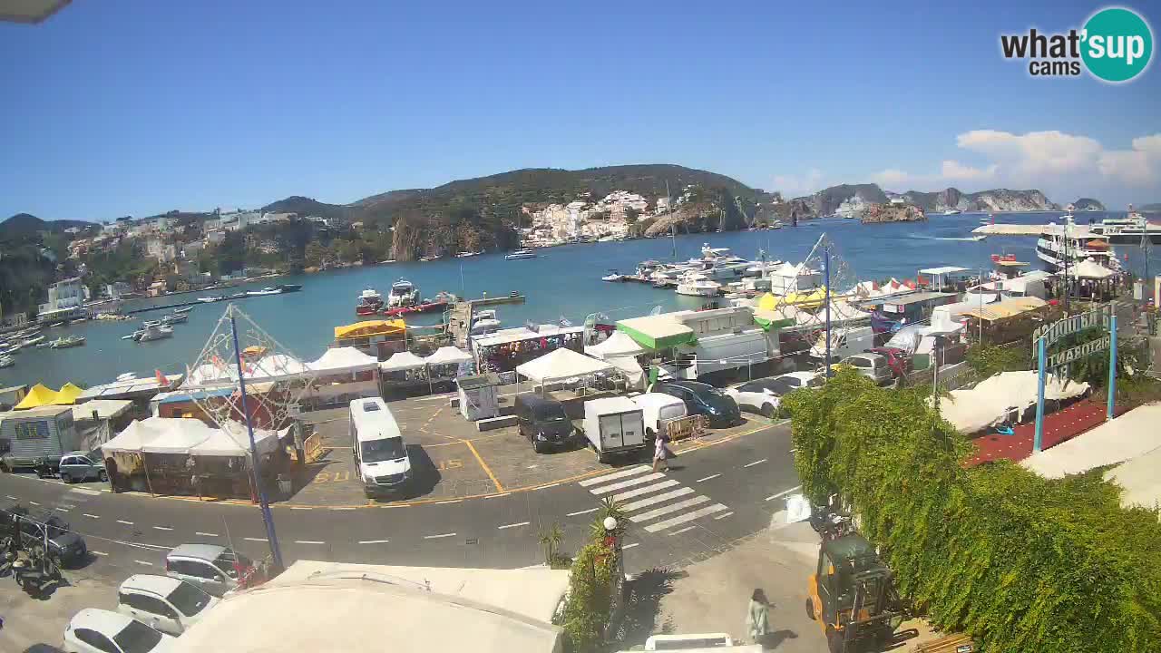 Ponza port webcam – Island of Ponza
