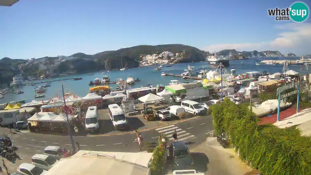 Ponza port webcam – Island of Ponza