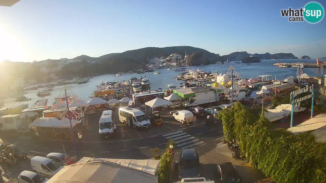 Ponza port webcam – Island of Ponza