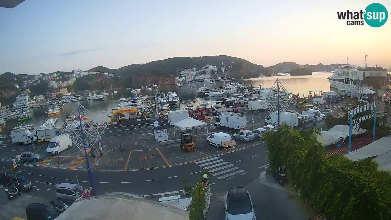Webcam du port de Ponza – Île de Ponza