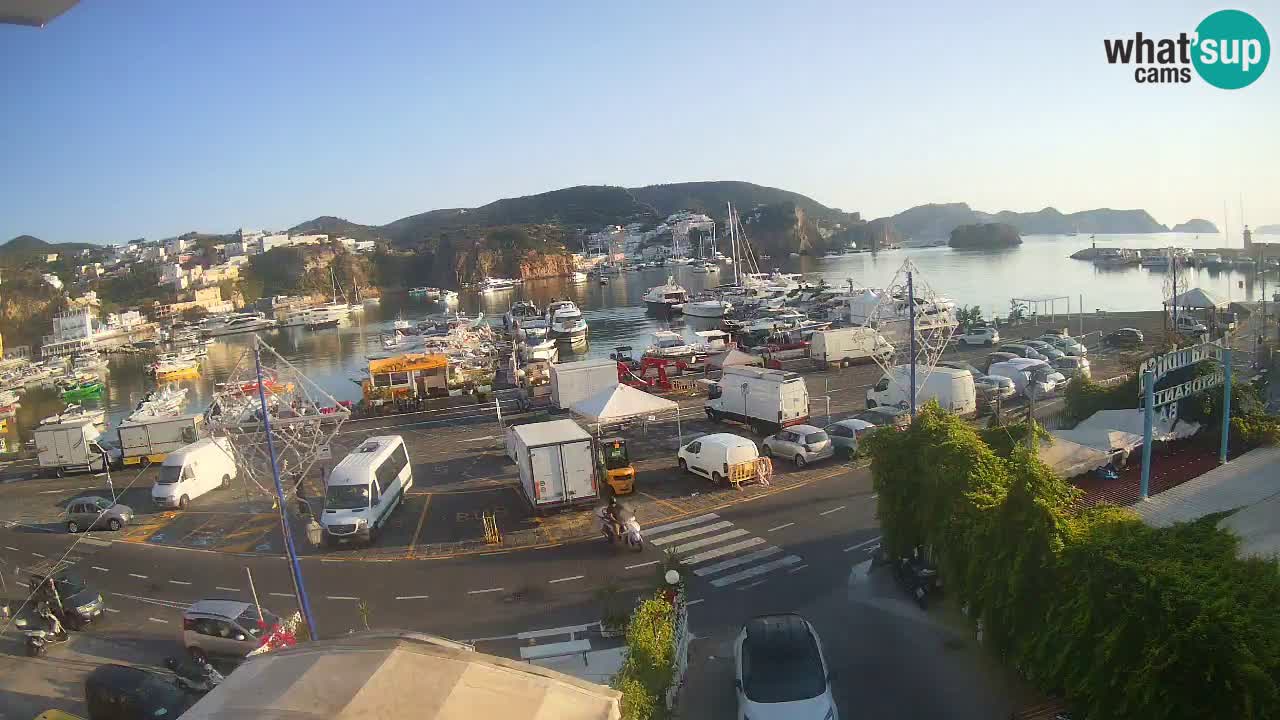 Ponza port webcam – Island of Ponza