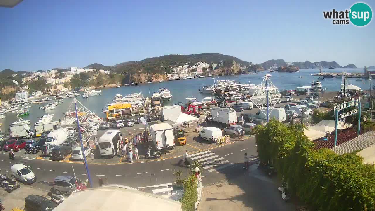 Insel Ponza Hafen webcam – Italien