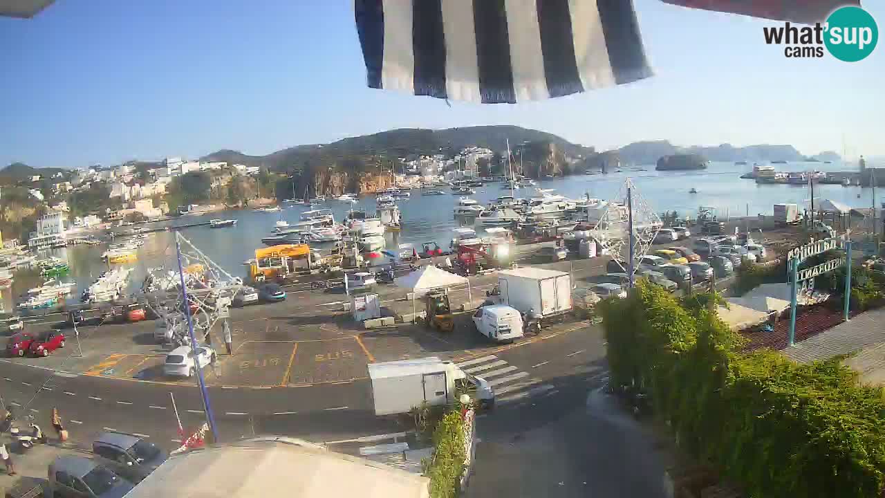 Insel Ponza Hafen webcam – Italien