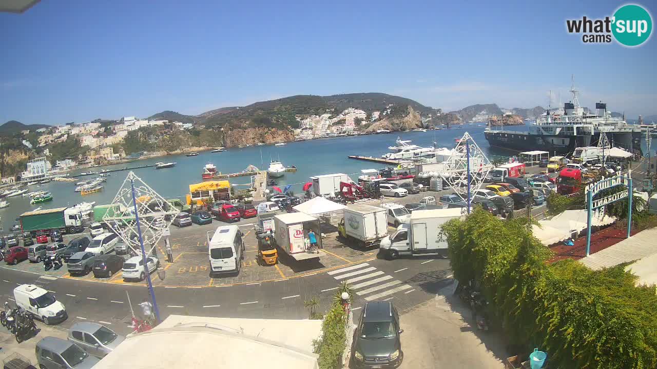 Pristanišče Ponza spletna kamera – Otok Ponza