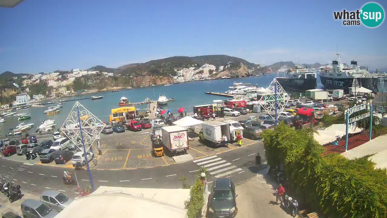 Pristanišče Ponza spletna kamera – Otok Ponza