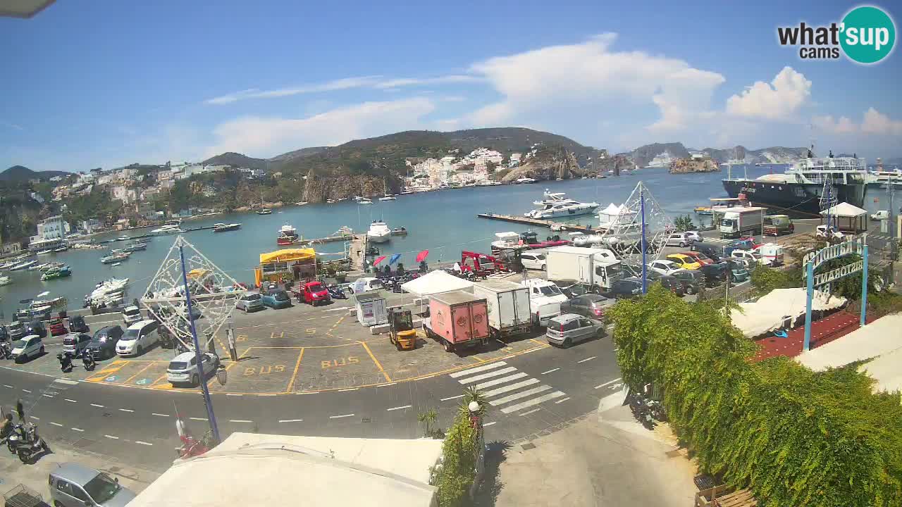 Ponza port webcam – Island of Ponza
