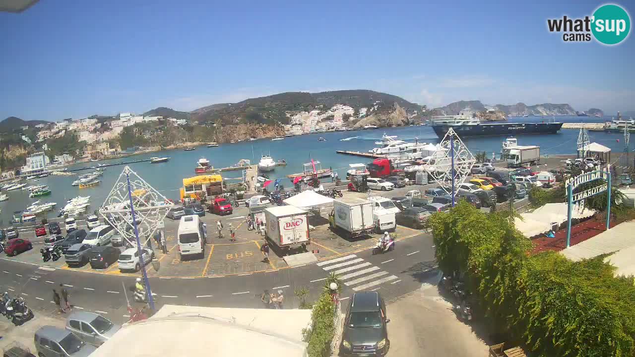 Insel Ponza Hafen webcam – Italien