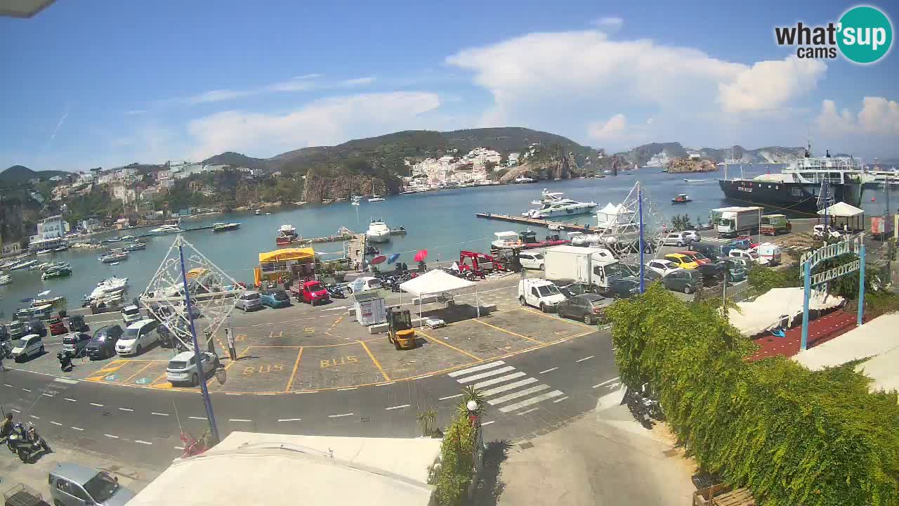 Insel Ponza Hafen webcam – Italien